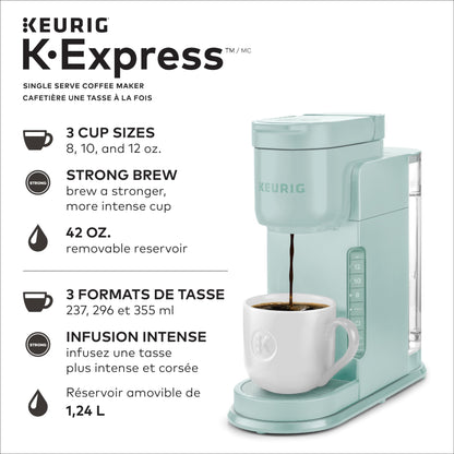 Keurig K-Express Single Serve K-Cup Pod Coffee Maker, Mint, With A Removable Reservoir And Strong Button Function 🍁 All In One Marketplace Canada