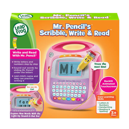 LeapFrog Mr Pencil's Scribble, Write and Read, Pink (English Version) 🍁 All In One Marketplace Canada