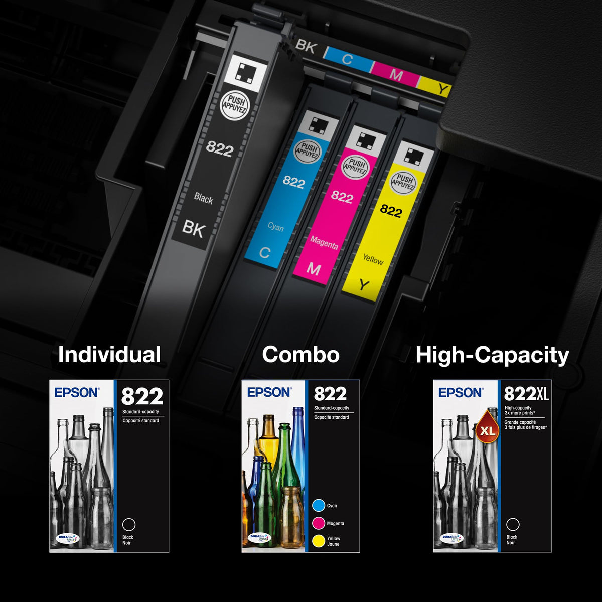Epson 822 Genuine Standard Capacity Black Ink Cartridge T822120 🍁 All In One Marketplace Canada