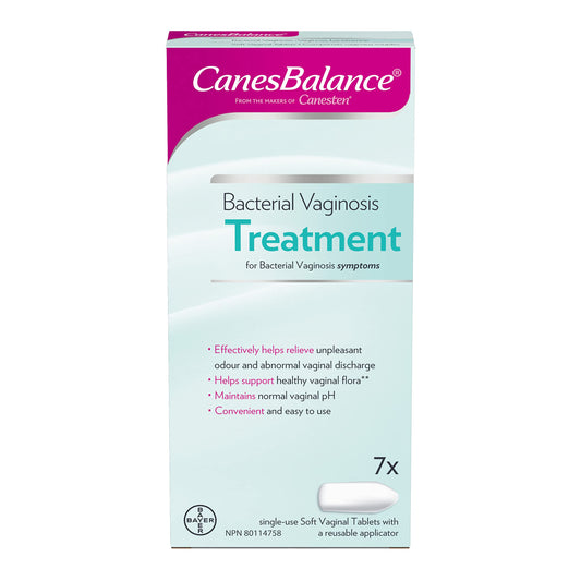 CanesBalance Bacterial Vaginosis Treatment For BV Symptoms - BV Treatment For Women, Relieves Vaginal Odor, Maintains Normal Vaginal pH, Supports Vaginal Health, 7 Soft Vaginal Tablets With Applicator 🍁 All In One Marketplace Canada