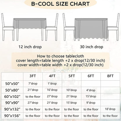 B-COOL Sequin Tablecloth White Wedding Table Decoration 90x90 Inch Sequin