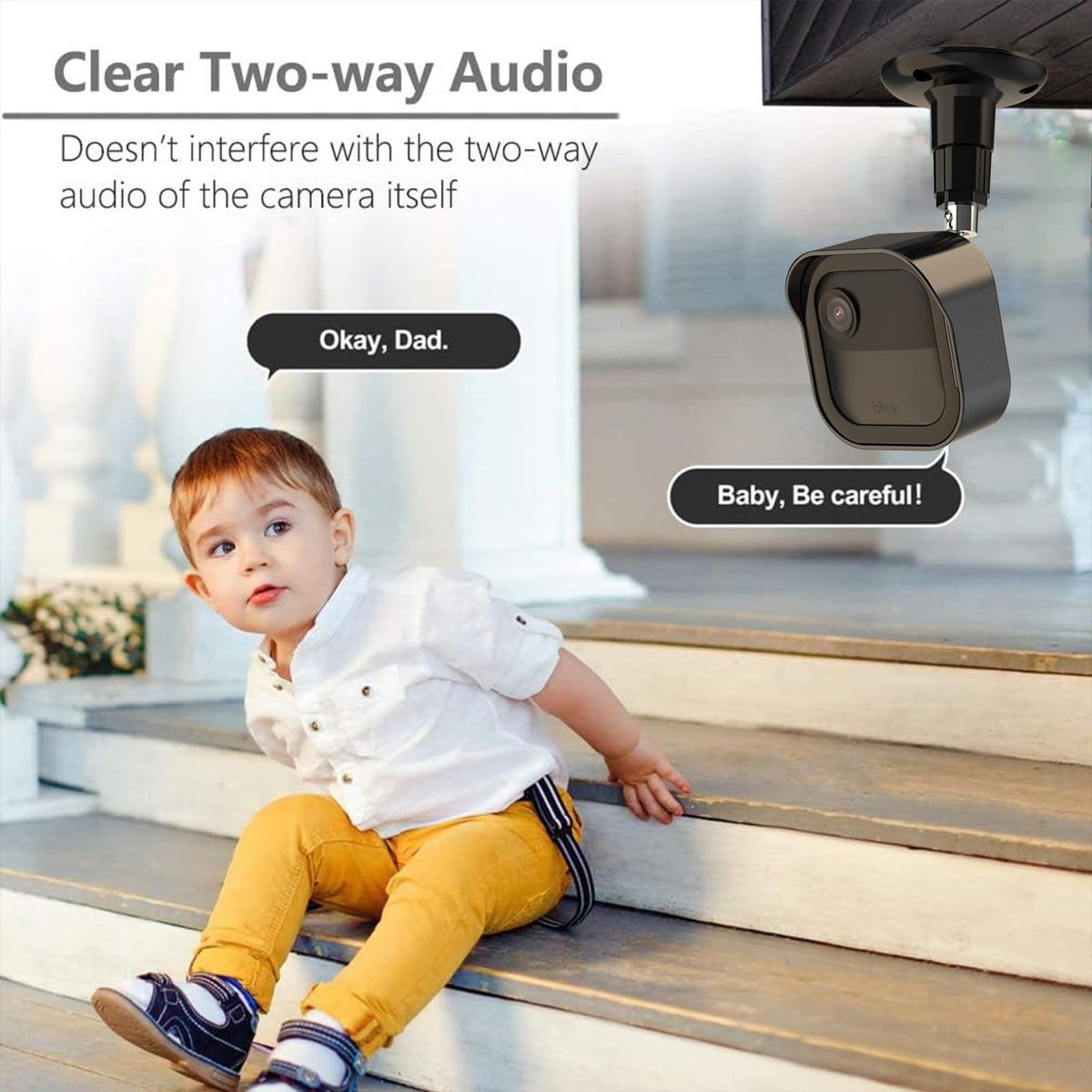 All-New Blink Camera Mount for Outdoor 4/2K+, 3 Pack Protective Cover and 360 Degree Adjustable Mounting Bracket, Blink Sync Module Outlet Mount (Black) 🍁 All In One Marketplace Canada