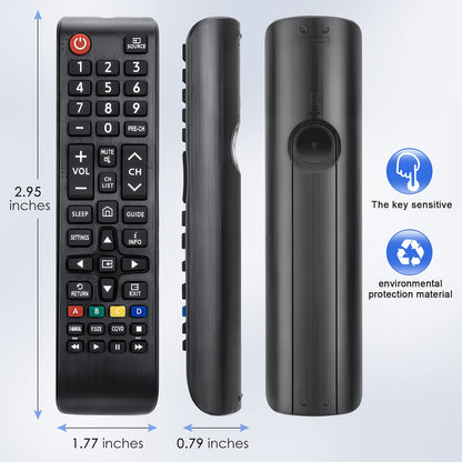 (Pack of 2) Universal Remote for Samsung TV Remote, Replacement for All Samsung Smart TV LED QLED UHD LCD HDTV Frame Curved 4K 8K 3D Series TV 🍁 All In One Marketplace Canada