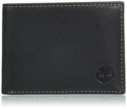 Timberland Men's Leather RFID Blocking Passcase Security Wallet, Black, One Size 🍁 All In One Marketplace Canada
