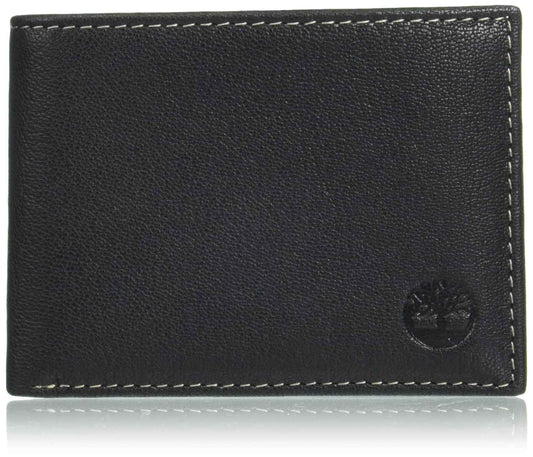 Timberland Men's Leather RFID Blocking Passcase Security Wallet, Black, One Size 🍁 All In One Marketplace Canada