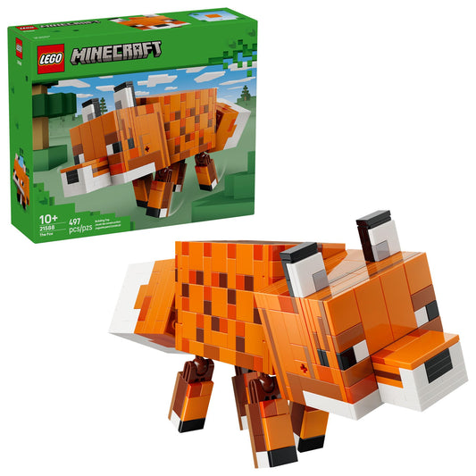 LEGO Minecraft The Fox Building & Pretend Play Toy for Boys & Girls - Poseable Video Game Character for Kids, Ages 10+ - Room Decor for Gaming Fans - Gift Idea for Birthdays - 21588 🍁 All In One Marketplace Canada
