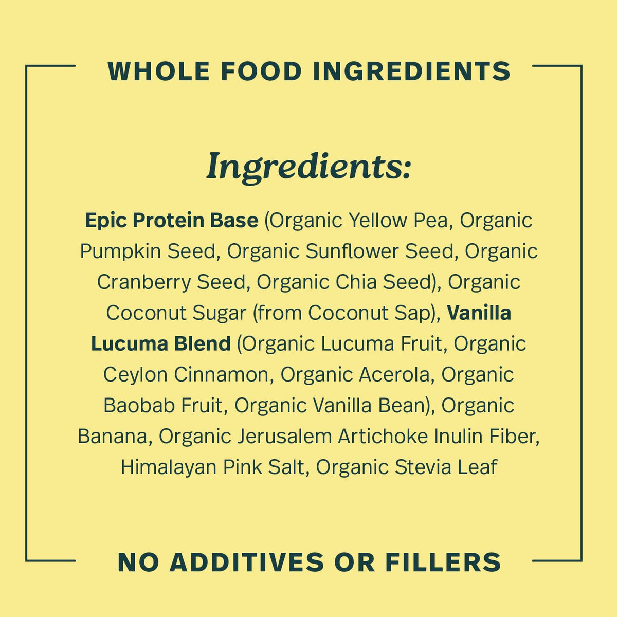 Sprout Living Epic Protein Powder, Vanilla Lucuma Flavor, Organic Plant Protein, Gluten Free, No Additives, 19 Grams Clean Vegan Protein (1 pound,13 servings) 🍁 All In One Marketplace Canada