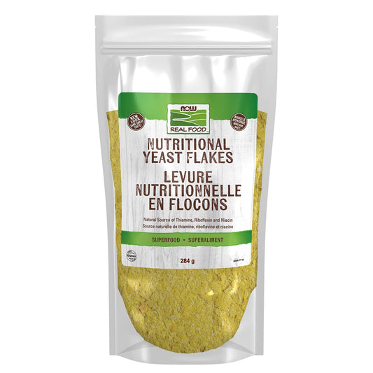 NOW Real Food Nutritional Yeast Flakes, 284g 🍁 All In One Marketplace Canada