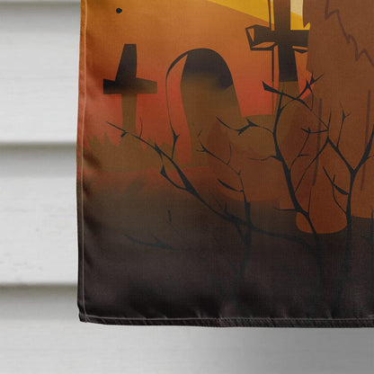 Caroline's Treasures BB4316CHF Halloween Caucasian Shepherd Dog Flag Canvas House Size, Large, Multicolor