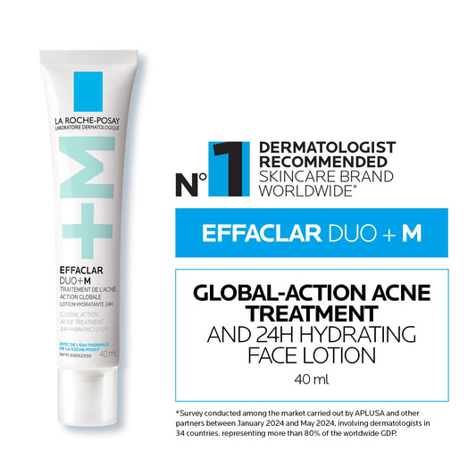 La Roche Posay Acne Face Cream with Salicylic Acid & Niacinamide, Effaclar Duo+M Face Moisturizer for Oily, Acne-Prone Skin. Helps Clear Pimples, Remove Blackheads & Prevent Breakouts, 40ML 🍁 All In One Marketplace Canada
