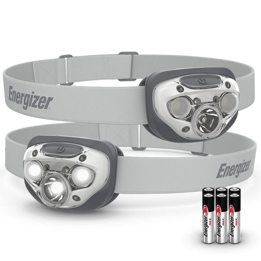 Energizer LED Headlamp PRO (2-Pack), IPX4 Water Resistant Headlamps, High-Performance Head Light for Outdoors, Camping, Running, Storm, Survival LED Light for Emergencies (Batteries Included) 🍁 All In One Marketplace Canada