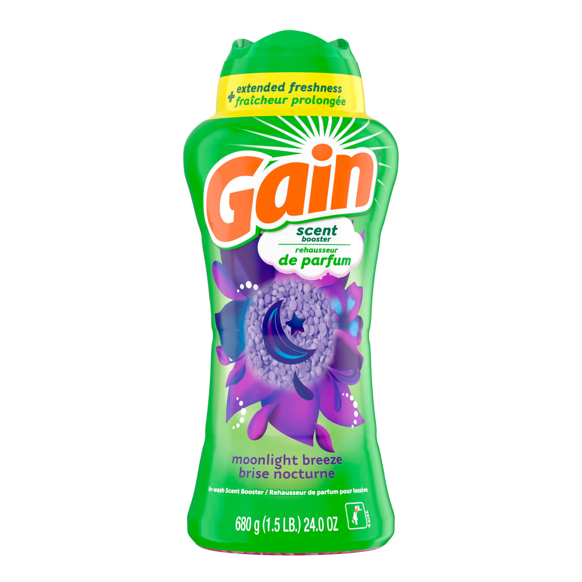 Gain Fireworks In-Wash Laundry Scent Booster Beads, Moonlight Breeze, 680 Grams 🍁 All In One Marketplace Canada