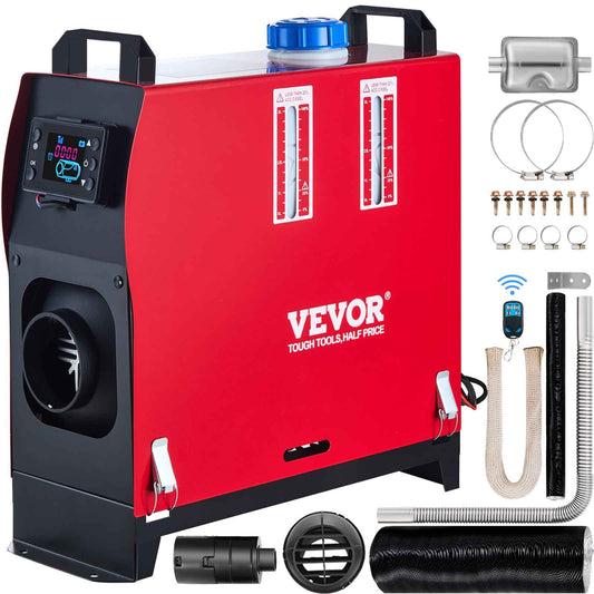VEVOR Diesel Heater 12V Diesel Air Heater Muffler 8KW Diesel Air Heater with Remote Control & LCD Thermostat Monitor for Car Trucks Motor-Home Boat and Bus 🍁 All In One Marketplace Canada