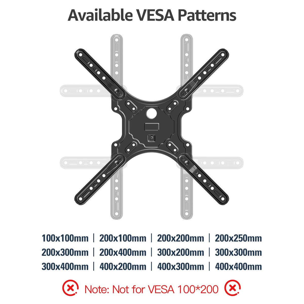 MOUNTUP TV Wall Mounts for Most 26-60 Inches TVs, Full Motion TV Bracket with Swivel and Extension, Articulating Arms, Tilt, Leveling, Single Stud Design, Max VESA 400x400mm up to 77lbs, MU0009 🍁 All In One Marketplace Canada