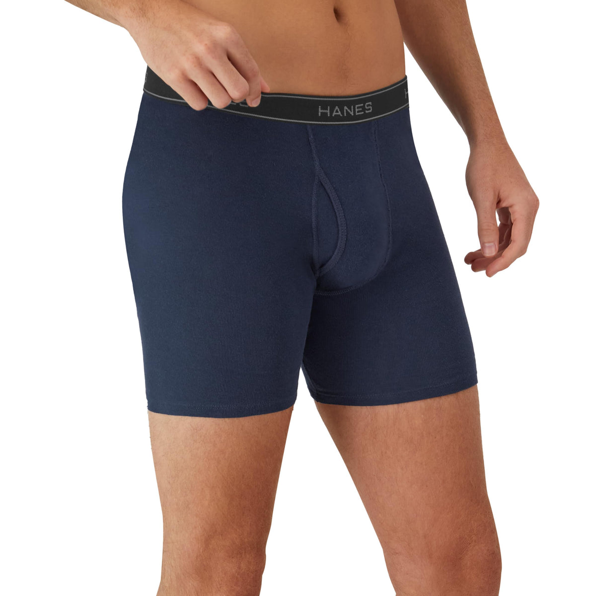 Hanes mens 4 Pack Boxer Briefs, Black/Grey, XXX-Large US 🍁 All In One Marketplace Canada