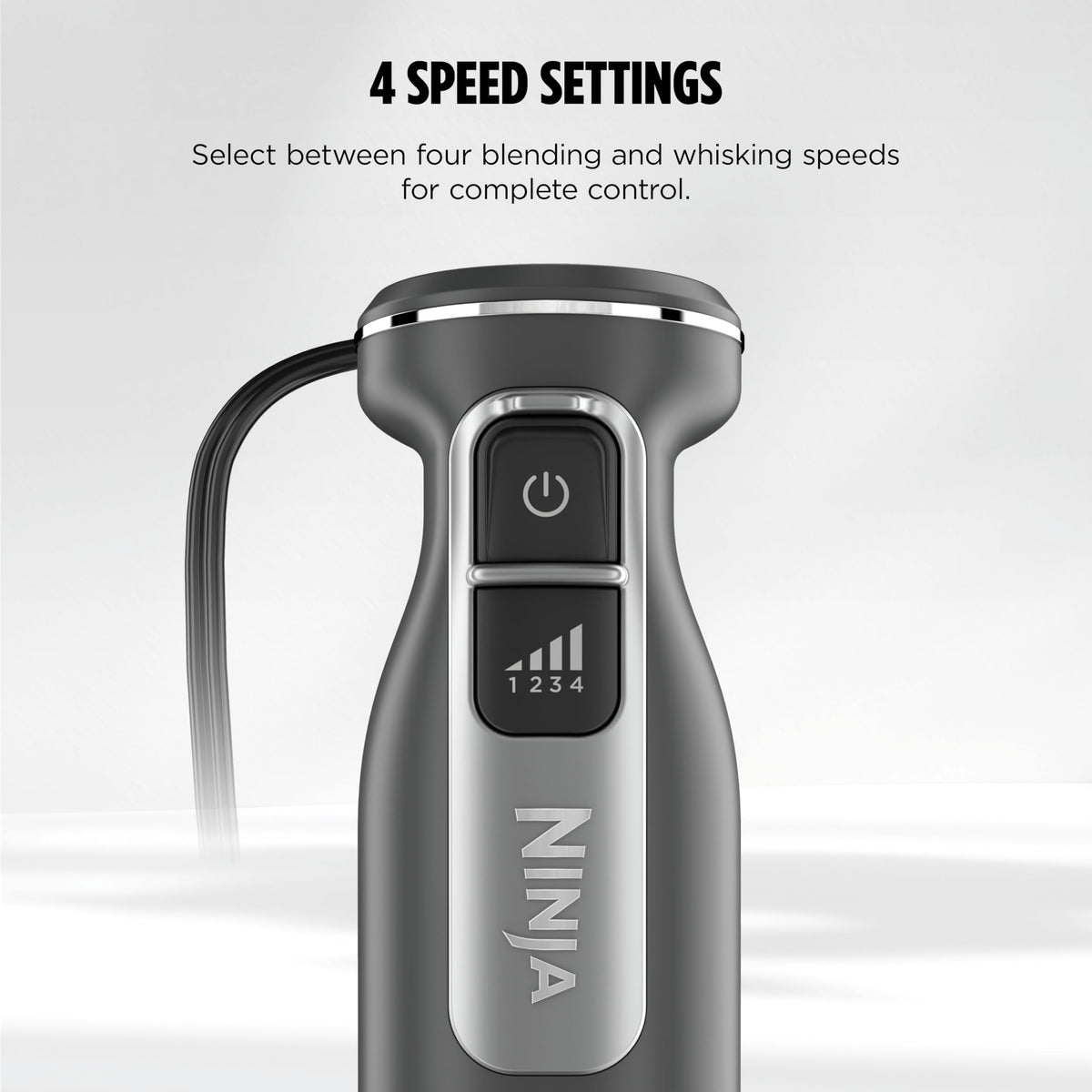 Ninja Immersion Blender & Whisk, 4 Speeds, 4oz/120mL, Dark Grey, CI201CGY 🍁 All In One Marketplace Canada