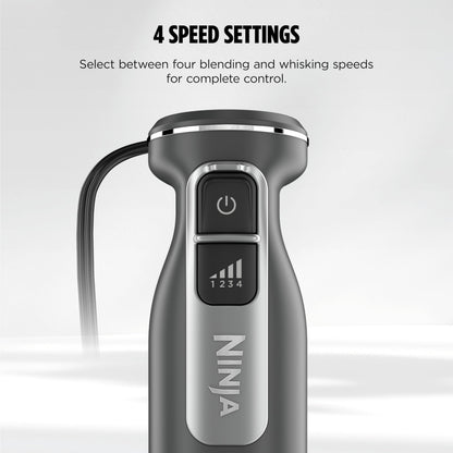Ninja Immersion Blender & Whisk, 4 Speeds, 4oz/120mL, Dark Grey, CI201CGY 🍁 All In One Marketplace Canada