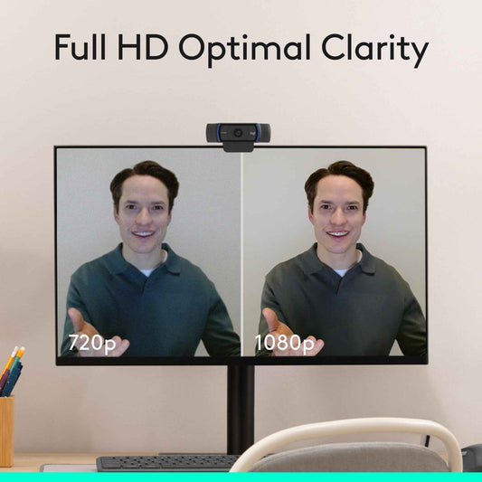 Logitech C920x HD Pro PC Webcam, Full HD 1080p/30fps Video, Clear Audio, HD Light Correction, Works with Microsoft Teams, Google Meet, Zoom, Nintendo Switch 2’s New GameChat Mode, Mac/Tablet- Black 🍁 All In One Marketplace Canada