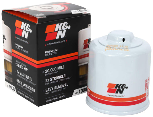 K&N Premium Oil Filter: Protects Your Engine: Compatible with Select Infiniti/Mazda/Nissan/Subaru Vehicle Models (See Product Description for Full List of Compatible Vehicles), HP-1008, Heather Red 🍁 All In One Marketplace Canada