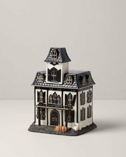 Lenox Vintage Halloween Light-Up House Figurine
