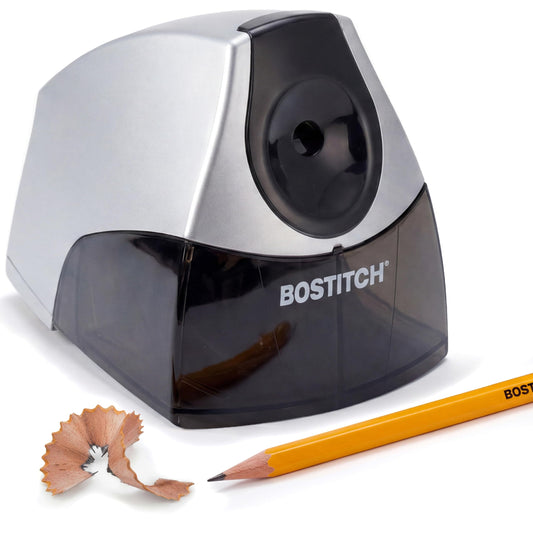 Bostitch Office Personal Electric Pencil Sharpener, Powerful Stall-Free Motor, High Capacity Shavings Tray, Black (EPS4-BLKSLV) 🍁 All In One Marketplace Canada