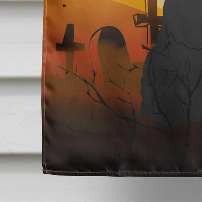 Caroline's Treasures BB4332CHF Halloween Giant Schnauzer Flag Canvas House Size, Large, Multicolor