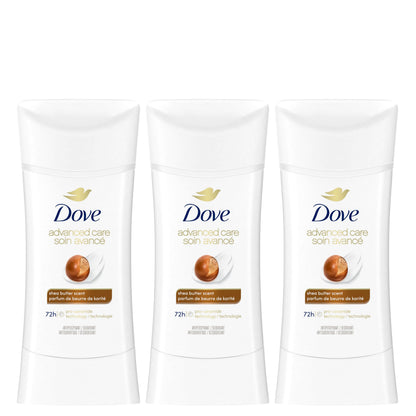 Dove Advanced Care Antiperspirant Stick for women Shea Butter for 48-Hour Protection, Cruelty-Free Women's Antiperspirant, 74g (Pack of 3) 🍁 All In One Marketplace Canada