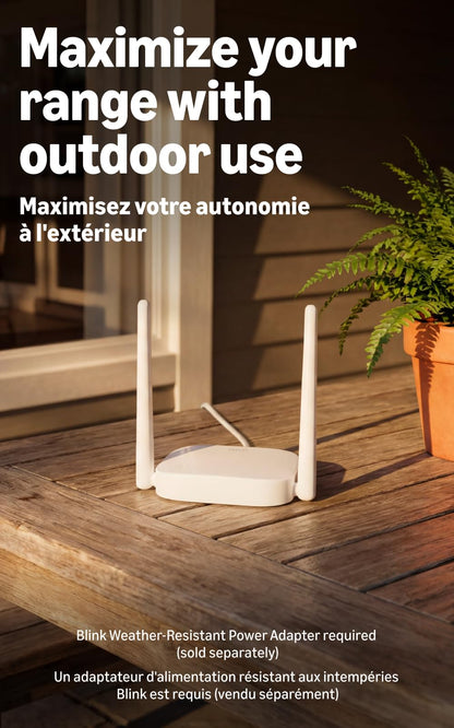 Blink Outdoor XR+ — Extended Range Wireless Outdoor 4 Camera with 10x security coverage powered by Blink's proprietary XR technology — 2 camera system 🍁 All In One Marketplace Canada