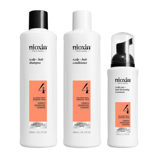 Nioxin Scalp + Hair Thickening System 4 - Hair Thickening System for Colored Or Dry Damaged Hair with Progressed Thinning, Trial Size (Packaging May Vary) 🍁 All In One Marketplace Canada
