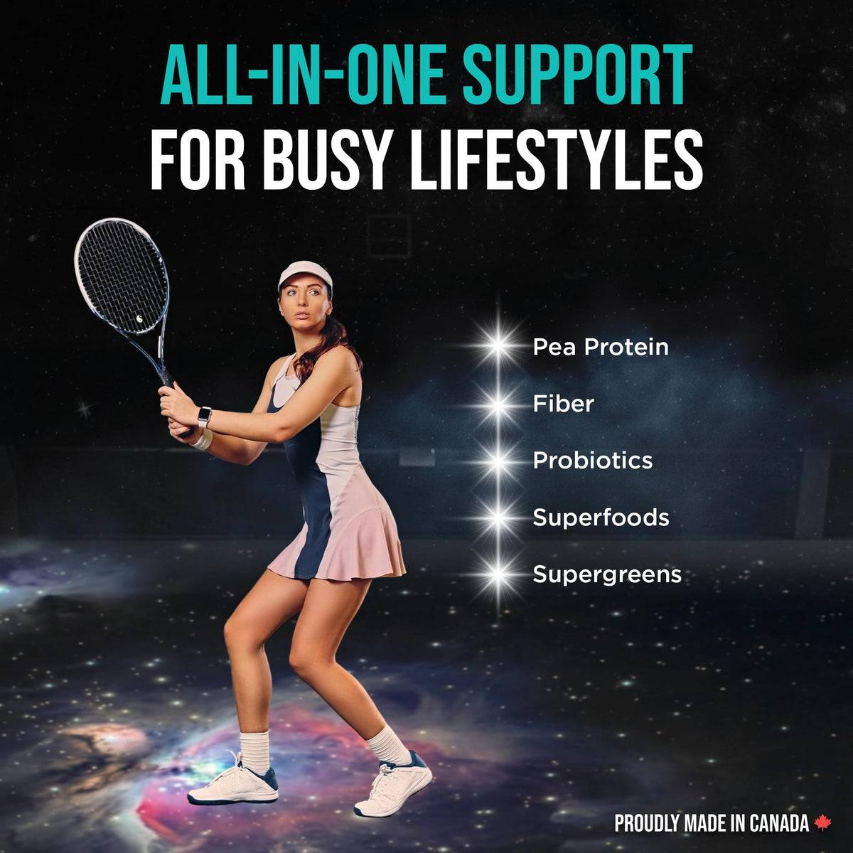 Vega Premium All-in-One Nutrition Protein Powder – 20g Plant-Based Vegan Protein, Vitamins & Probiotics, Berry, 850g (20 Servings) 🍁 All In One Marketplace Canada