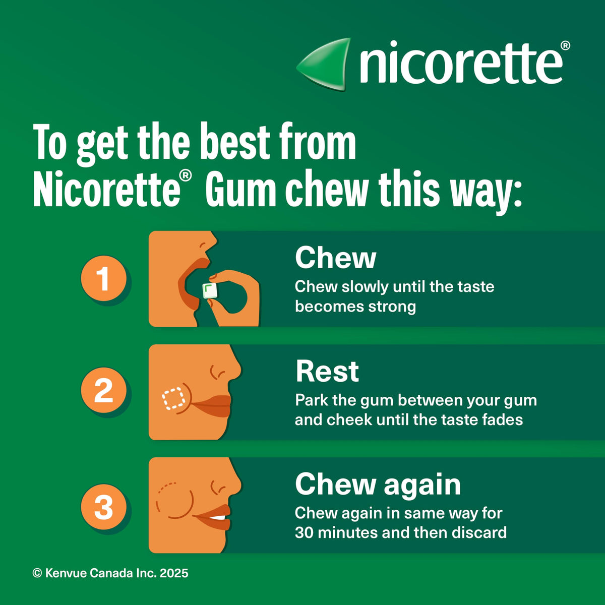 Nicorette 4mg Nicotine Gum, Fruit – Quit Smoking Aid with Fast Craving & Withdrawal Relief, Nicotine Replacement Therapy (NRT), 210 Pieces (Value Size) 🍁 All In One Marketplace Canada