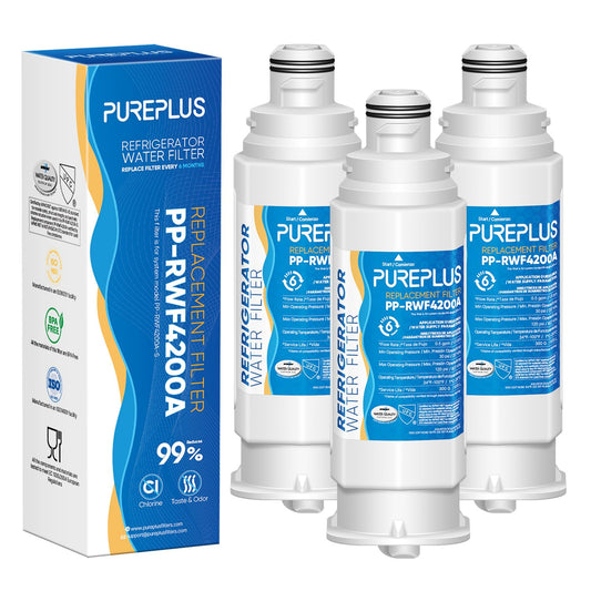 PUREPLUS DA97-17376B Water Filter Replacement for Samsung HAF-Qin, HAF-Qin/EXP, DA97-08006C, RF23M8070SG, RF23M8070SR, RF23M8090SG, RF23M8090SR, RF23M8570SR, RF23M8590SG Refrigerator, 3Pack 🍁 All In One Marketplace Canada