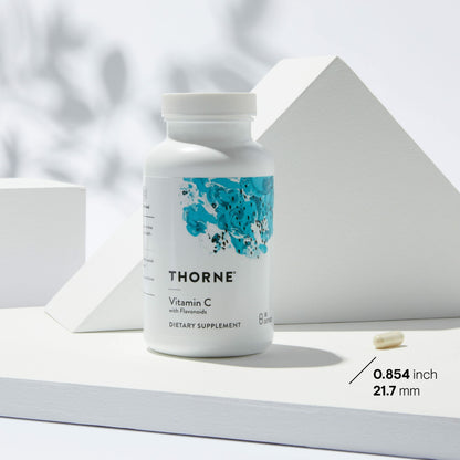 THORNE - Vitamin C with Flavonoids - Blend of Vitamin C and Citrus Bioflavonoids from Oranges, the Way They're Found Together in Nature - 90 Capsules 🍁 All In One Marketplace Canada