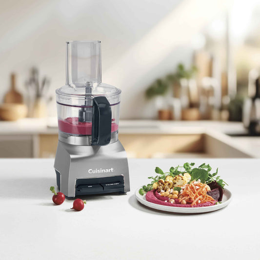 Cuisinart Food Processor, 5-Cup Capacity, Chop and Shred with Reversible Disc, Universal Chopping Blade, Compact Base, High-Performance Motor, Cord Storage, Silver (FP-5C) 🍁 All In One Marketplace Canada