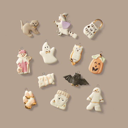 Lenox Trick or Treat 12-Piece Porcelain Halloween Hanging Ornament Set