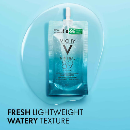 Vichy Hydrating Hyaluronic Acid Serum Refill, Mineral 89 Daily Face Serum Skin Booster with Hyaluronic Acid & Minerals, Hydrates and Strengthens Sensitive Skin, Recommended by Dermatologists, 50mL 🍁 All In One Marketplace Canada