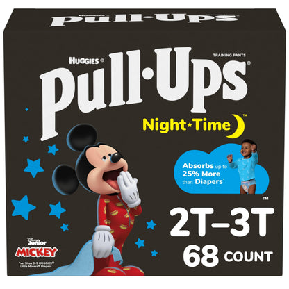 Boys Potty Training Underwear, Easy Open Training Pants 2T-3T, Pull-Ups Night-Time for Toddlers, 68 ct, Giga Pack 🍁 All In One Marketplace Canada