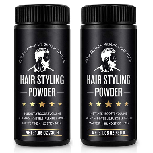 Hair Styling Powder, 2Pack Hair Texture Powder for Men and Women, Adds Volume and Texture, Alll Day Invisible, Flexible Hold, Long-lasting, Matte Finish, No Stickiness 2 x 30g 🍁 All In One Marketplace Canada