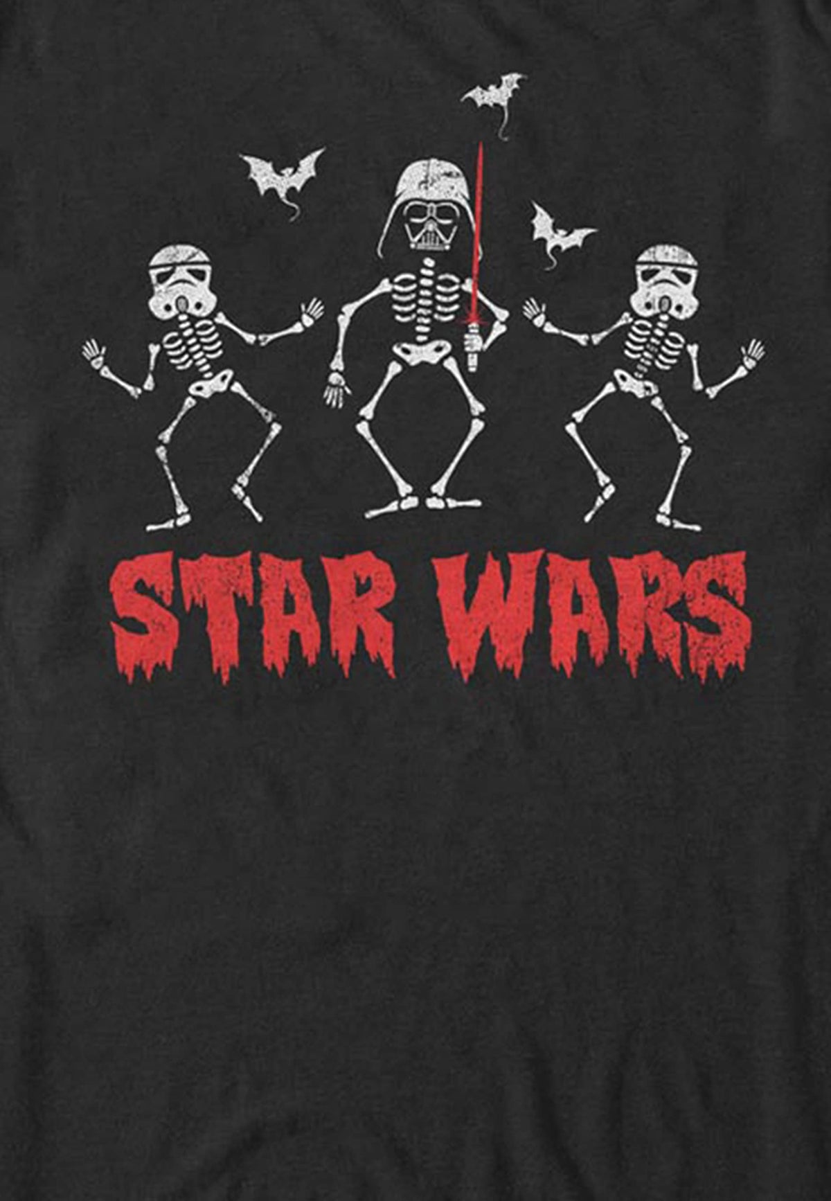 STAR WARS Licensed Halloween Creep Wars Men's Tee, Black, Large