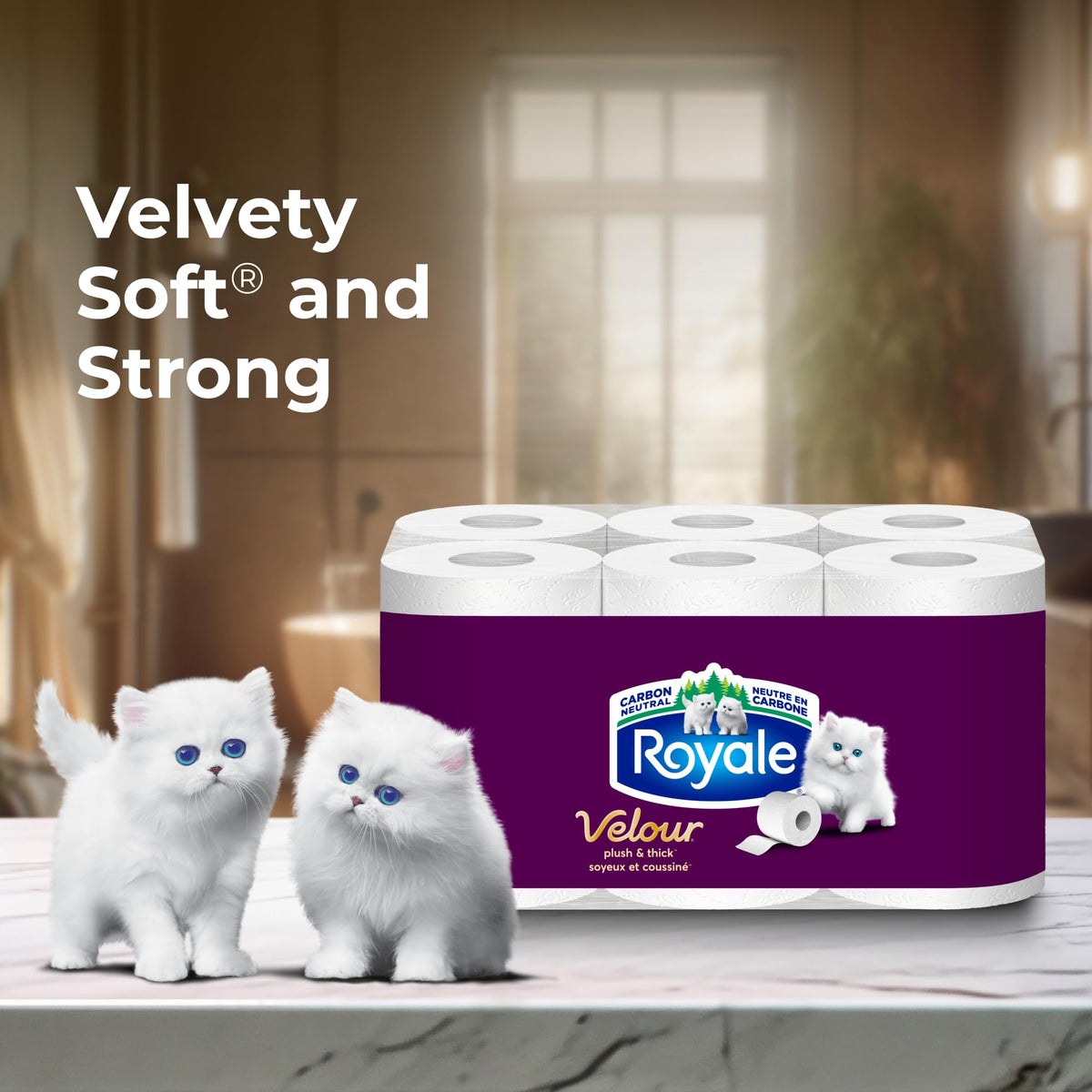 Royale Velour Toilet Paper, 48 Equal 96 Rolls, 142 Bathroom Tissues per roll 🍁 All In One Marketplace Canada