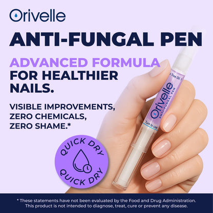 Orivelle Toenail Care Pen - Extra Strength Toe Nail Remedy - Professional Nail Solution for Fingernail with Tea Tree Oil (Pack of 4) 🍁 All In One Marketplace Canada