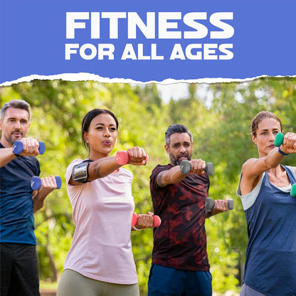 Yes4All Dumbbell Neoprene, poids et haltere, Weight Set, Hand Weights for Women, Dumbbells Pair, Free Weights (D. Blue - 12lbs) 🍁 All In One Marketplace Canada
