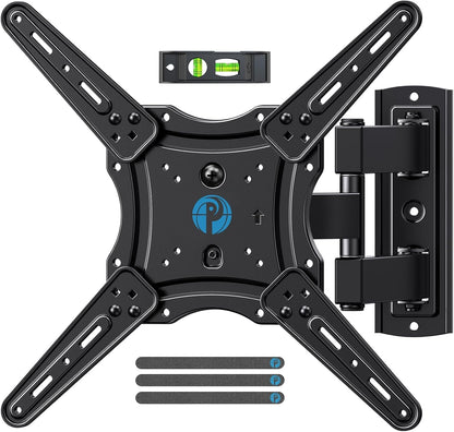 Pipishell Full Motion TV Wall Mount for 26-65 Inch Flat Curved Screen TVs, Max VESA 400x400mm up to 77 lbs, Swivel TV Mount Wall Bracket with Articulating Arms, Tilt, Extension, PIMF7 🍁 All In One Marketplace Canada