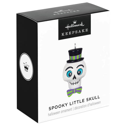 Hallmark Keepsake 1" Mini Halloween Ornament 2025, Spooky Little Skull, Halloween Decorations