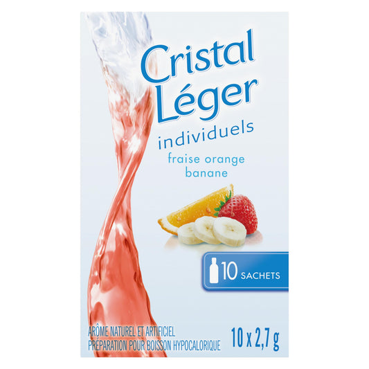 Crystal Light Singles Strawberry Orange Banana, 12 ct Case 🍁 All In One Marketplace Canada