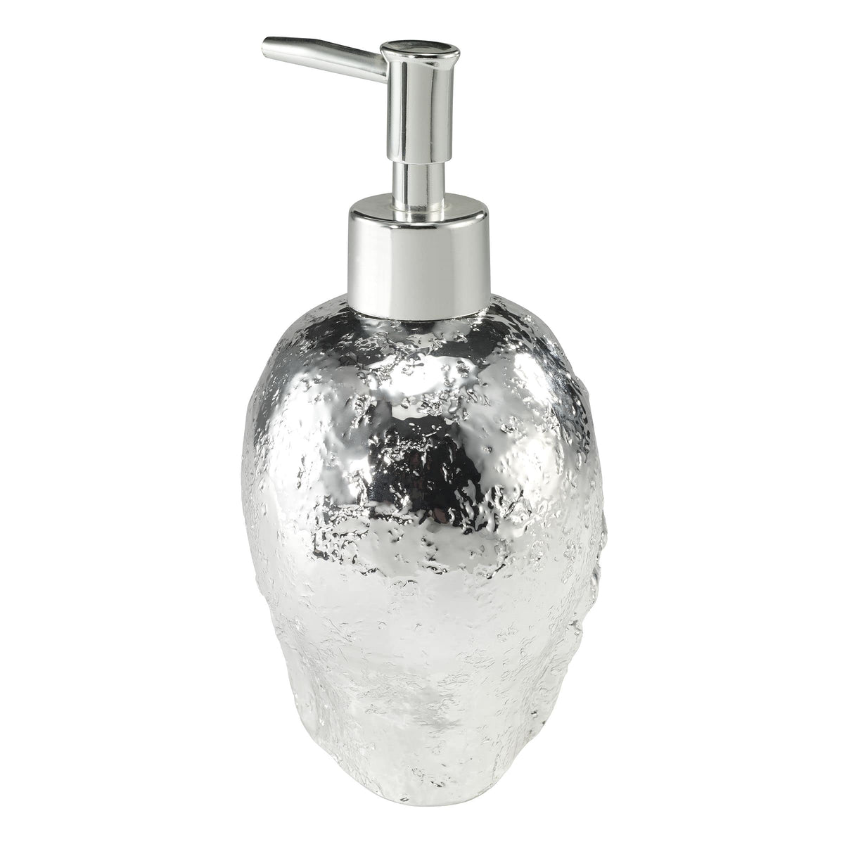 Avanti Linens - Soap Dispenser/Lotion Pump, Guest Bathroom Essentials, Skull Design Bath Decor (Halloween Collection)