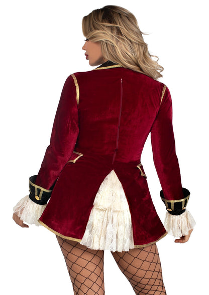 Leg Avenue womens Captivating Captain Halloween Pirate Costume, Multicolor, Medium