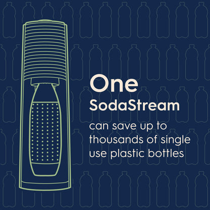 SodaStream Terra Sparkling Water Maker with CO2 Cylinder, 1L Dishwasher Safe Bottle & Bubly Drink (Black) 🍁 All In One Marketplace Canada