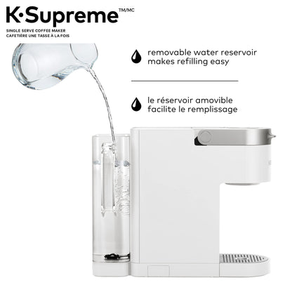 Keurig K-Supreme Single Serve K-Cup Pod Coffee Maker, With MultiStream Technology, White 🍁 All In One Marketplace Canada