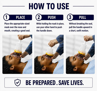 LifeVac Travel Kit (Canadian Version) - Choking Rescue Device, Portable Suction Rescue Device First Aid Kit for Kids and Adults, Portable Airway Suction Device | Anti Choking Device for Children and Adults 🍁 All In One Marketplace Canada